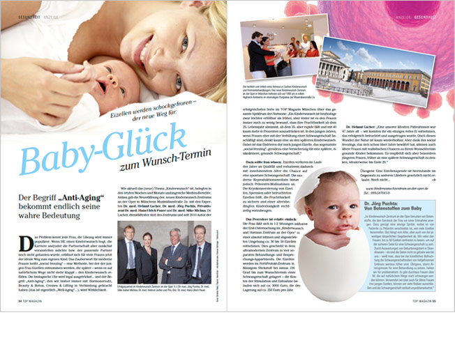 Magazin Presseartikel Kinderwunschzentrum Magazin Presseartikel Kinderwunschzentrum